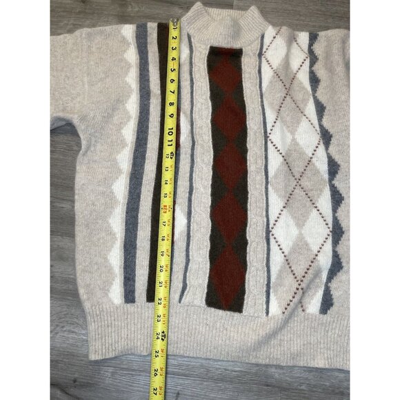 Vintage Richard and Company Sweater Size Medium Pullover Lambs Wool - Picture 6 of 8